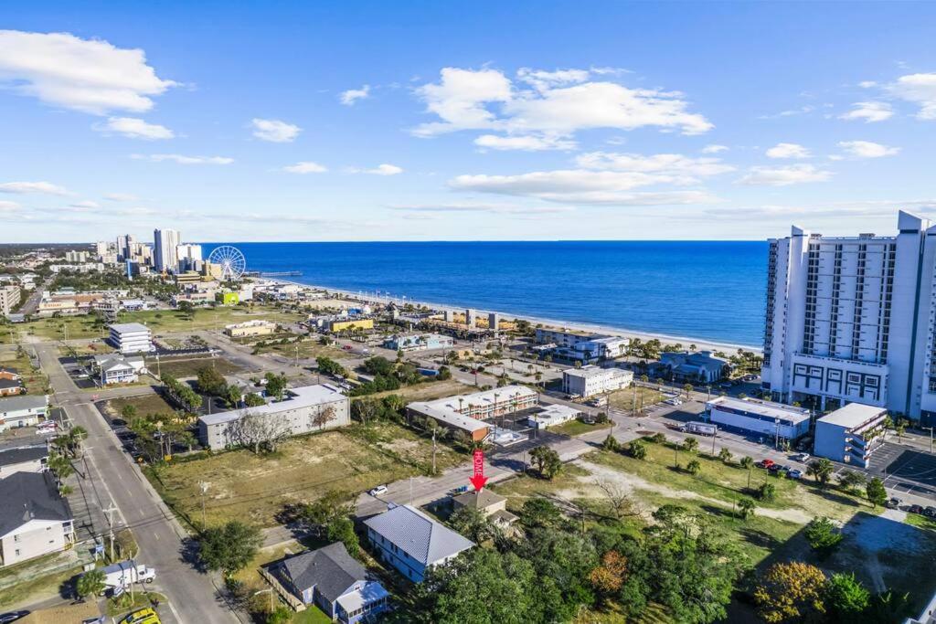 Dazzling Centrally Located Ocean View W 2 Kings, Huge Private Yard, 2 Decks, Firepit, Bbq Мертл-Біч Екстер'єр фото