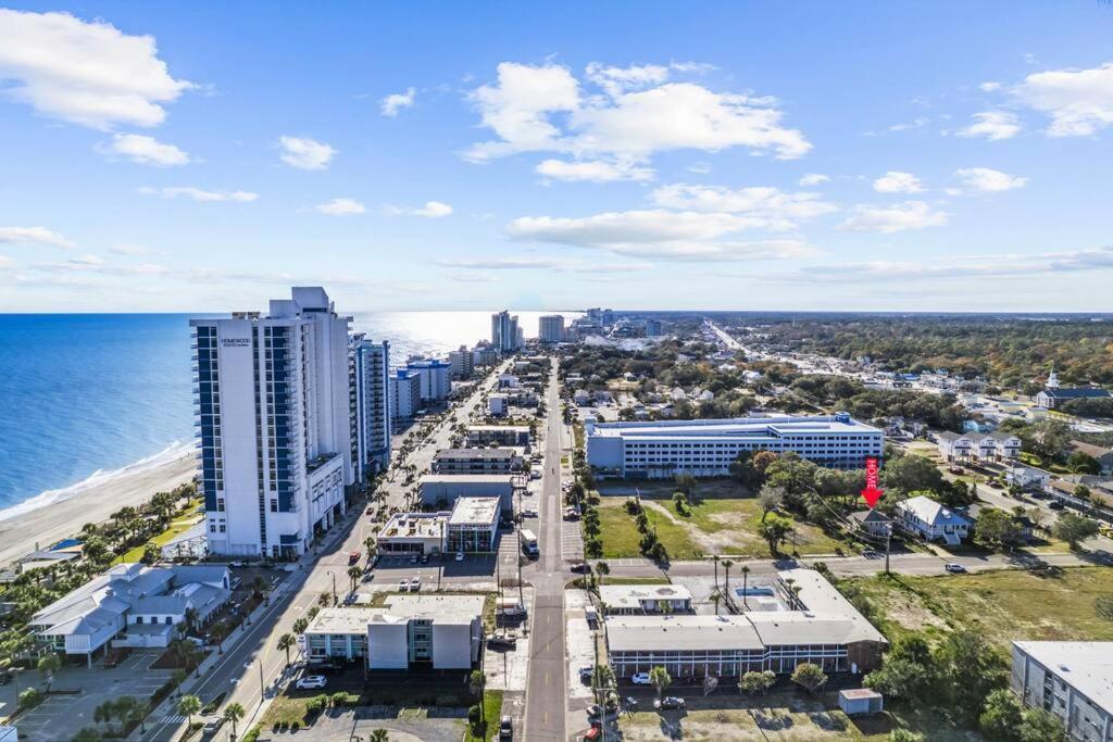 Dazzling Centrally Located Ocean View W 2 Kings, Huge Private Yard, 2 Decks, Firepit, Bbq Мертл-Біч Екстер'єр фото