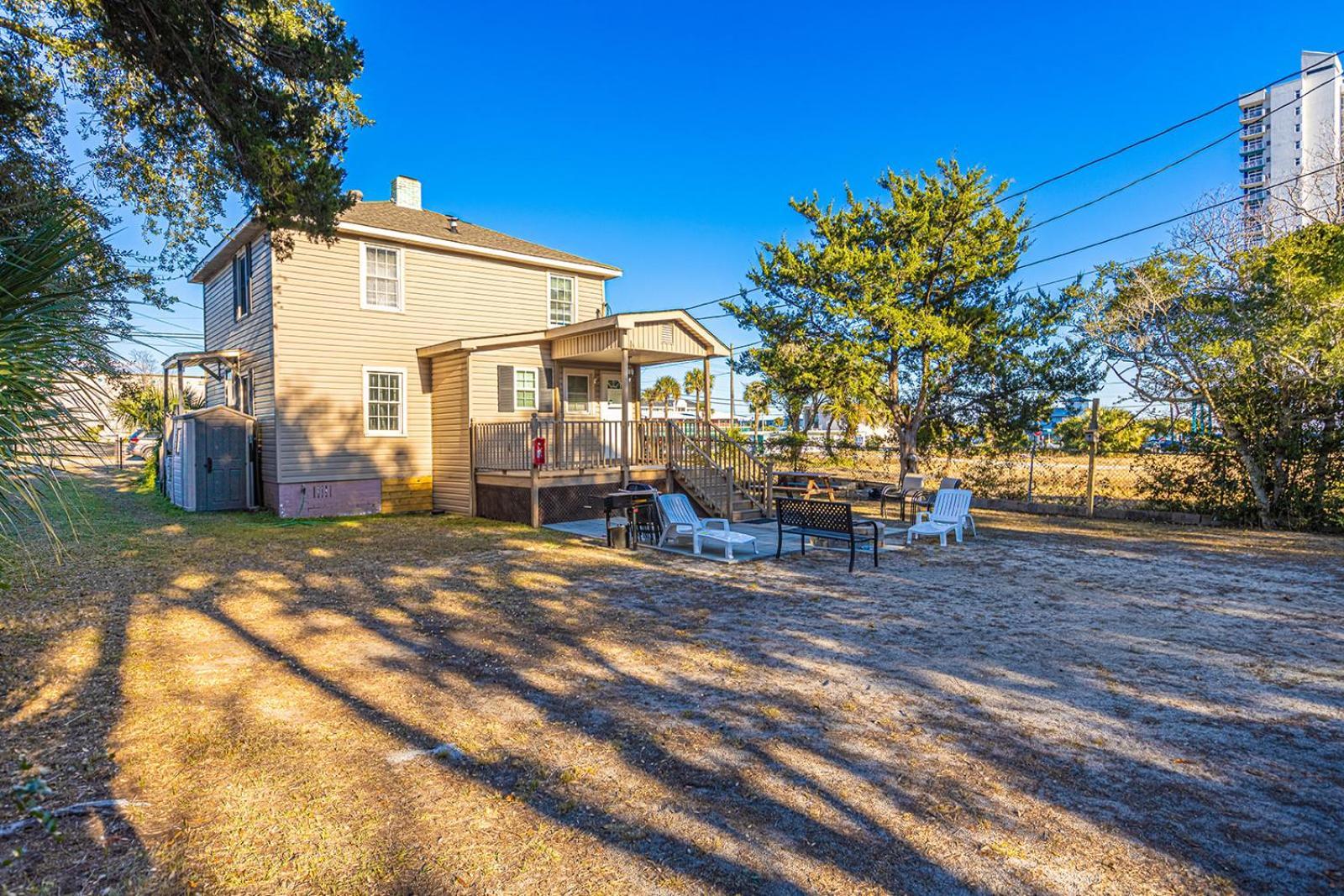Dazzling Centrally Located Ocean View W 2 Kings, Huge Private Yard, 2 Decks, Firepit, Bbq Мертл-Біч Екстер'єр фото